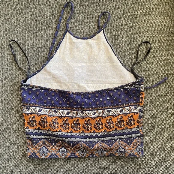 🎃Aztec Print Halter Top - Picture 2 of 3